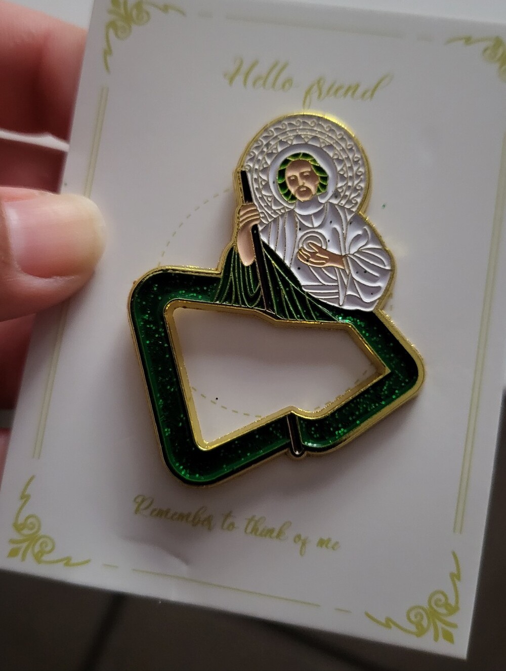 San Judas Tadeo Hat Pin